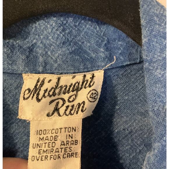 Vintage Midnight Run Women's Chambray Dress Plus Size 2X 22W NEW 100% Cotton - Picture 6 of 10